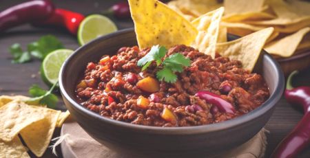 Chili con carne - crédit photo : Adobe Stock