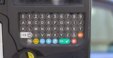 clavier pour horodateur