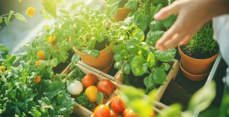 Potager maison - crédit photo : Hanna Bernaz via Adobe Stock
