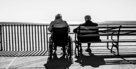 couple sitting on the bench