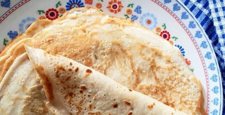 Crêpes sucrées délicieuses et inratables