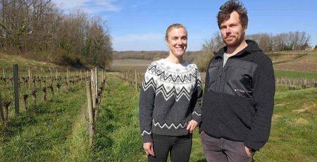 Dans le cadre d’un fermage, un couple de viticulteurs s’installe et se lance en bio