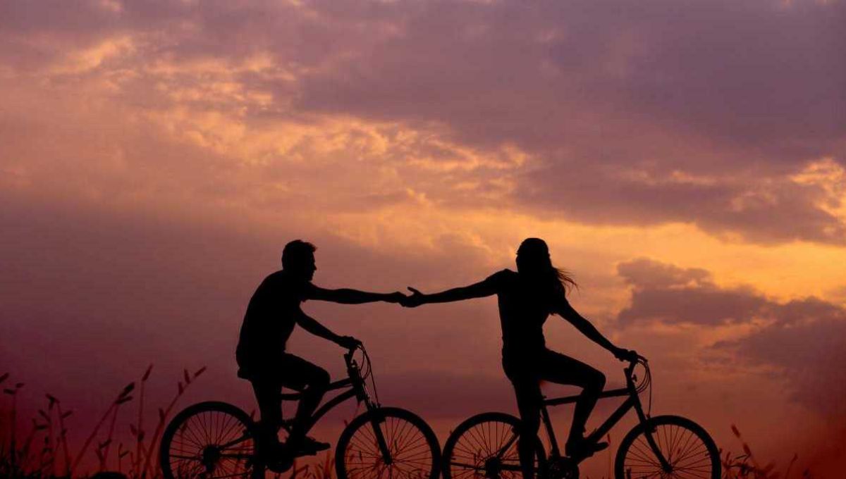 Amoureux à vélo