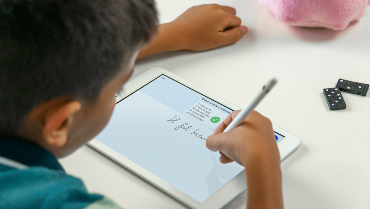 Dynamilis : perfectionner l’écriture manuscrite grâce à une tablette ?