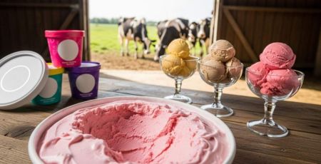 Glaces de la ferme