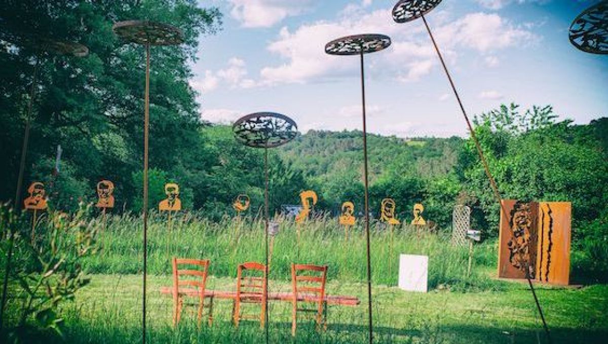 Jardin littéraire de sculptures