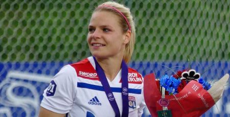 La footballeuse Eugénie Le Sommer