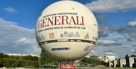 Insolite : testez le Ballon de Paris Generali, une attraction touristique utile