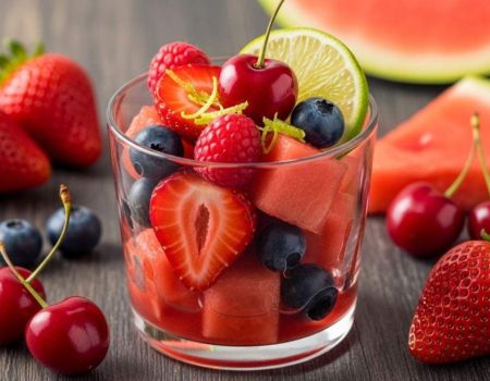 Salade de fruits rouges