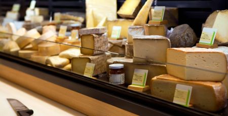 Fromage, fromager, crémier, crémerie, magasin, aliment