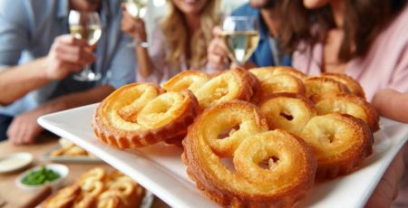 Palmiers sucrés express croustillants