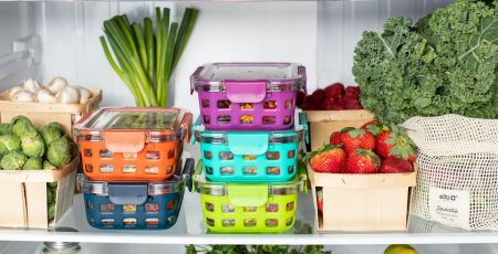 intérieur d'un frigo