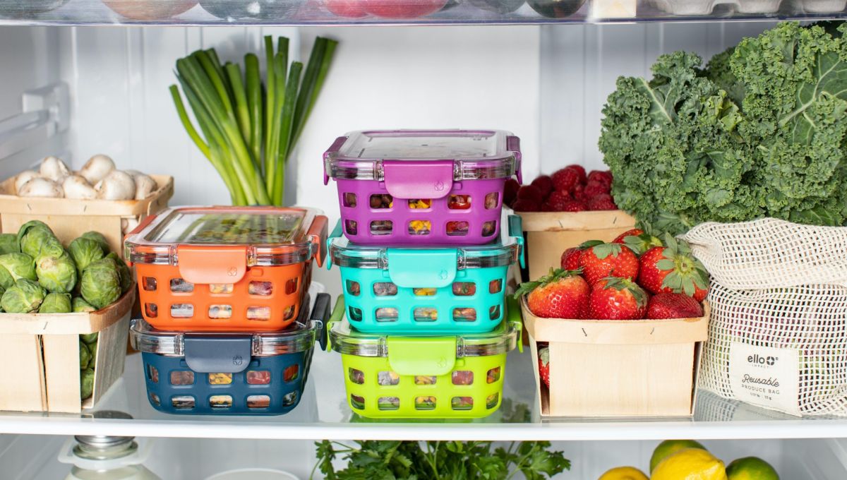 intérieur d'un frigo