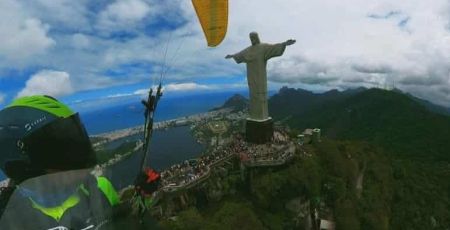 Vol parapente Brésil Hugo record