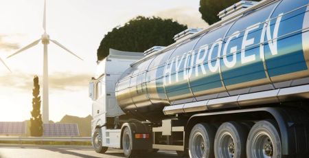 hydrogene camion eoliennes