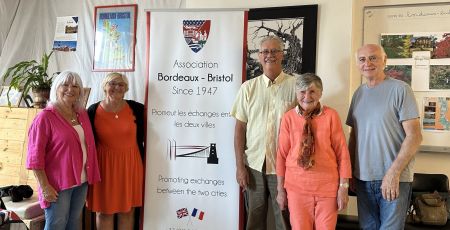 Les membres de l'association Bordeaux Bristol