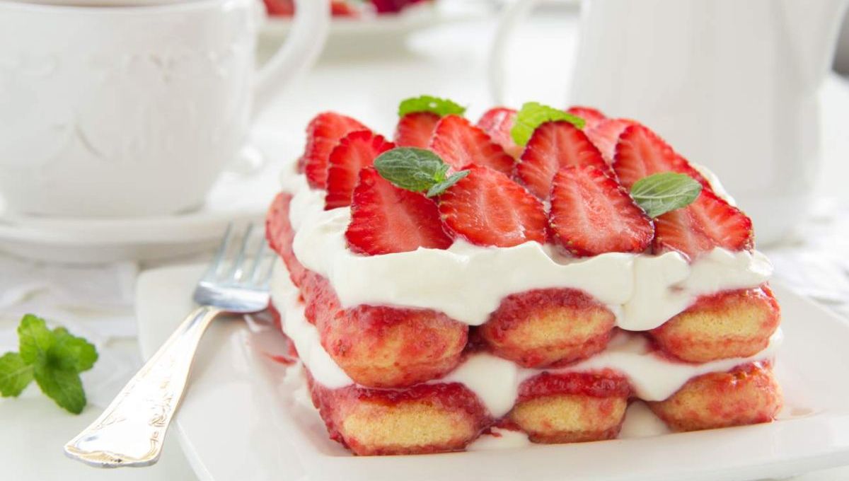 Tiramisu aux fraises - crédit photo : ld1976 via Adobe Stock