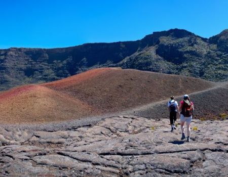 Le Piton de la Fournaise, à la Réunion.