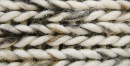macro d'un pull en laine
