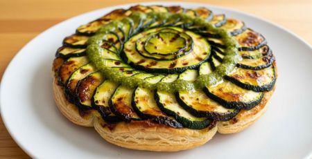 Tarte tatin aux courgettes