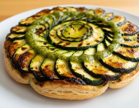 Tarte tatin aux courgettes