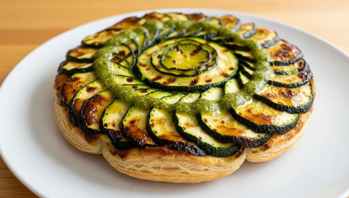 Tarte tatin aux courgettes