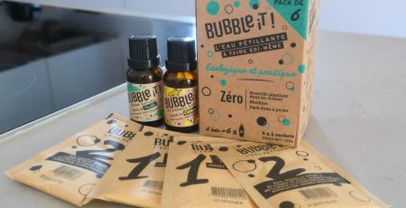 BUBBLe iT : des petits sachets qui font pétiller l’eau du robinet