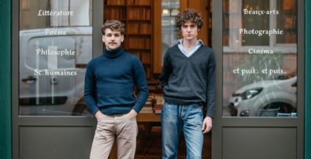 Paris : Corentin et Lucas fondateurs de la libraire de livres d’occasion, Les Apprentis