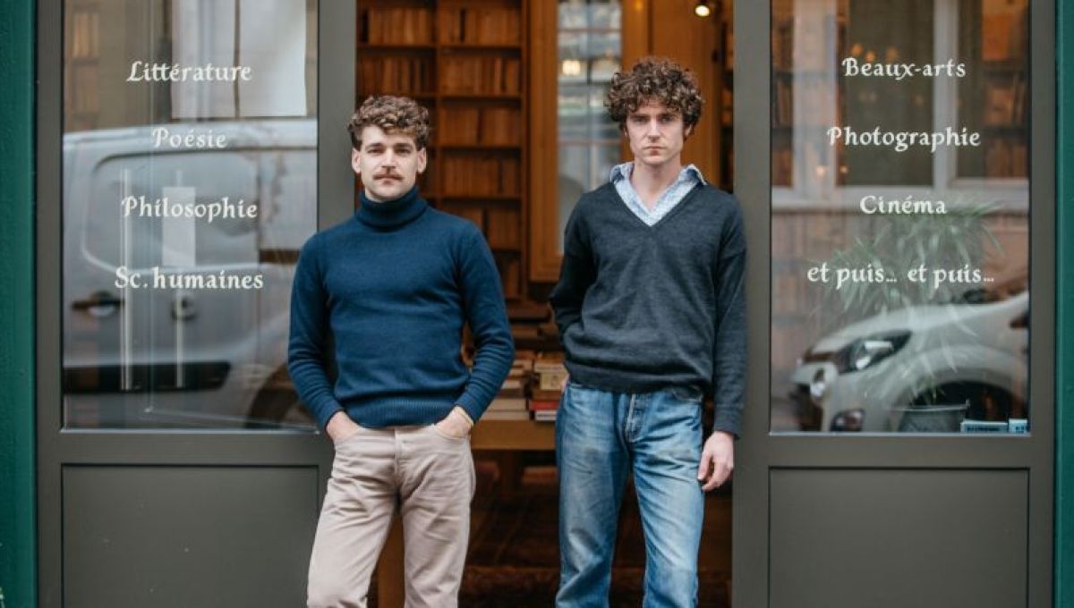 Paris : Corentin et Lucas fondateurs de la libraire de livres d’occasion, Les Apprentis
