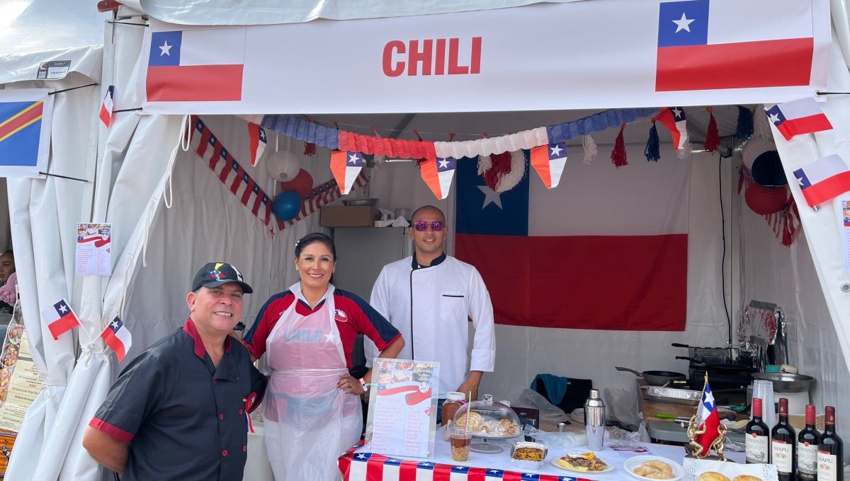 village international gastronomie stand du chili