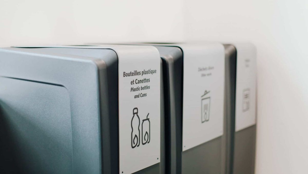 Poubelles de tri en entreprise