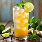 Ginger beer et glace pilée