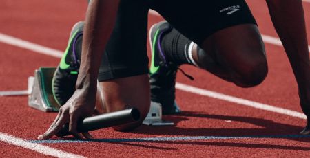 coureur de relais - sport et végétarisme