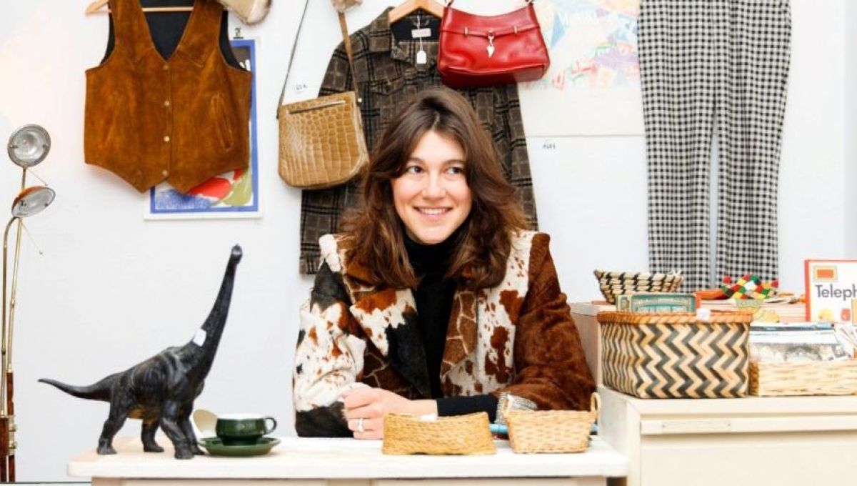Suite à un changement de voie professionnelle, Coline est devenue brocanteuse
