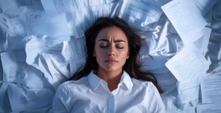 Femme en surcharge mentale - crédit photo : wpw via Adobe Stock