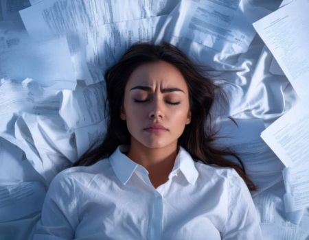 Femme en surcharge mentale - crédit photo : wpw via Adobe Stock