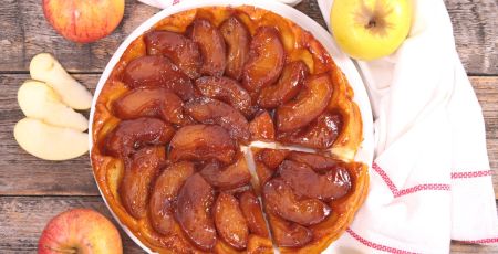 Tarte Tatin de pommes express