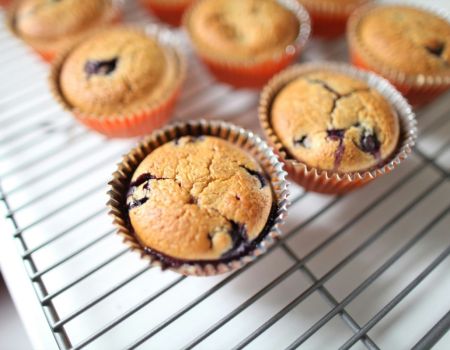 The recipe for these blueberry muffins:http://kaitlynraeann.com/recipes/blueberry-blender-muffins/