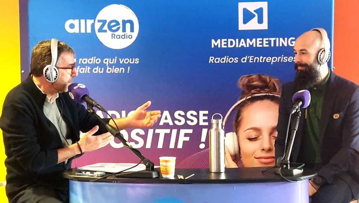 Thomas Breuzard en studio Airzen Radio    