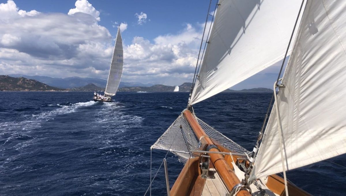 Les bateaux de la Corsica CLassic au large de Porto-Vecchio