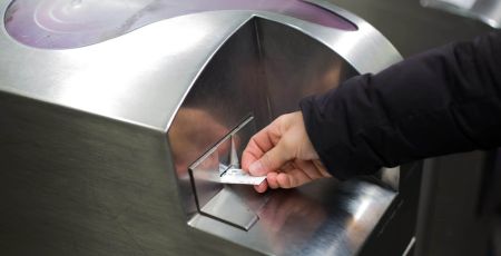 Ticket de métro contôle