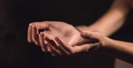 two human palms