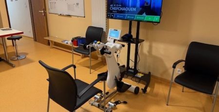 Un vélo immersif et adapté pour le bien-être les patients d’un centre de santé