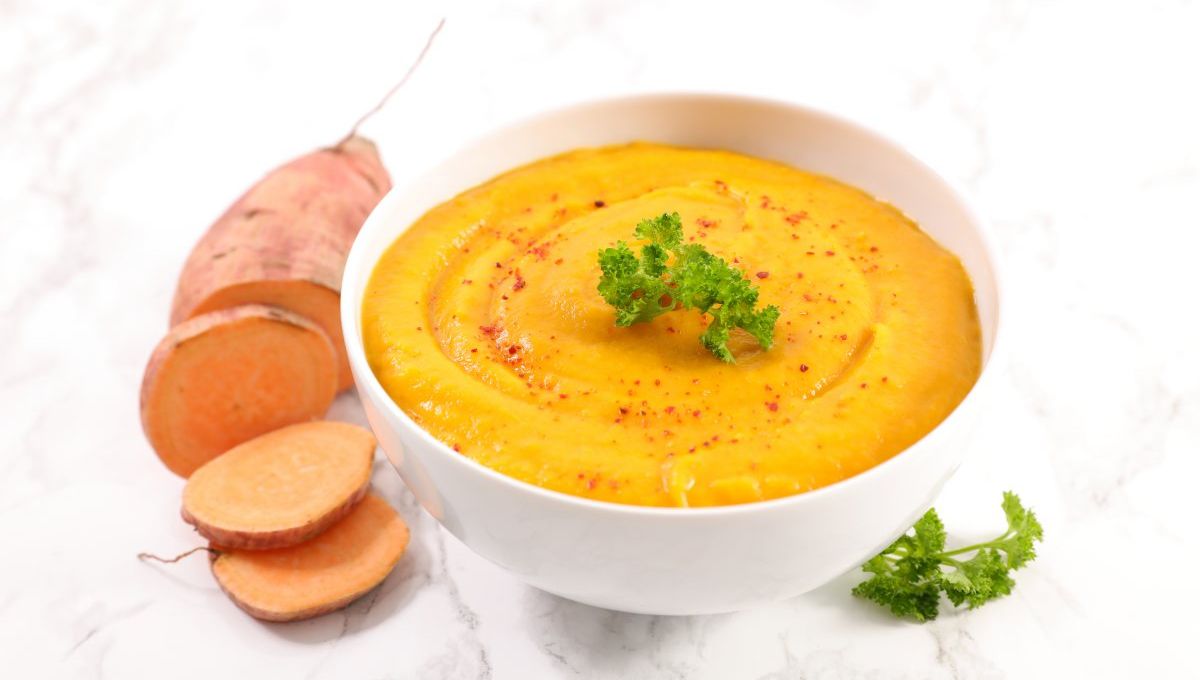 Velouté de patate douce au gingembre